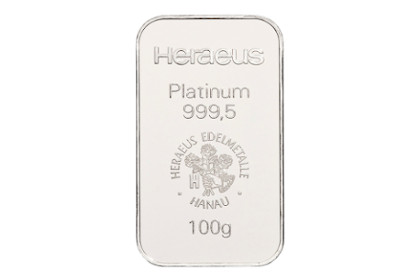 Heraeus Platinbarren